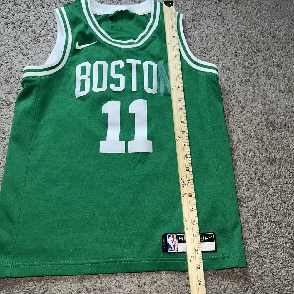 Boston Celtics Kyrie Irving Youth NBA Nike Dri-Fit Swingman Jersey Medium Green